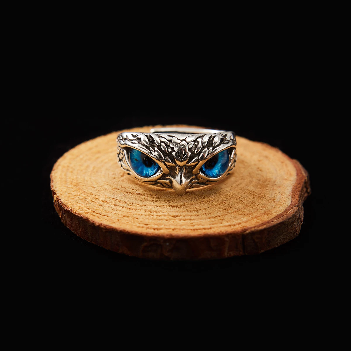 Silver Open Ring For Men Women Engagement Wedding