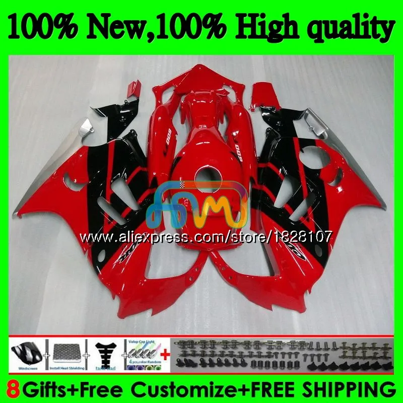 CBR600F3 комплект для HONDA CBR 600F3 600 FS F3 95 96 1997 1998 Горячие красные, черные 3BS. 130 CBR600FS CBR600 F3 1995 1996 97 98 обтекатель бака