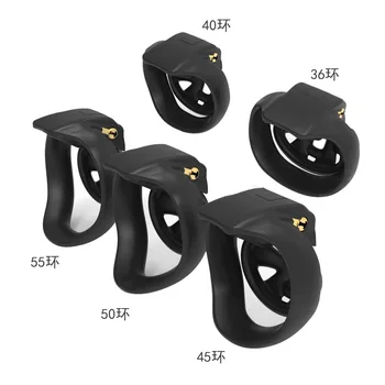 HT-v4 Nub Male Chastity Device Breathable Cock Cage 36/40/45/50mm Penis Ring CB6000S BDSM Adult Sex Toy For Men Chastity Belt 4