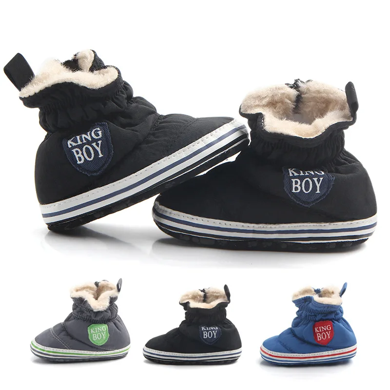 

Baby Boys warm winter leisure comfortable baby shoes Soft bottom anti-slip toddler shoes
