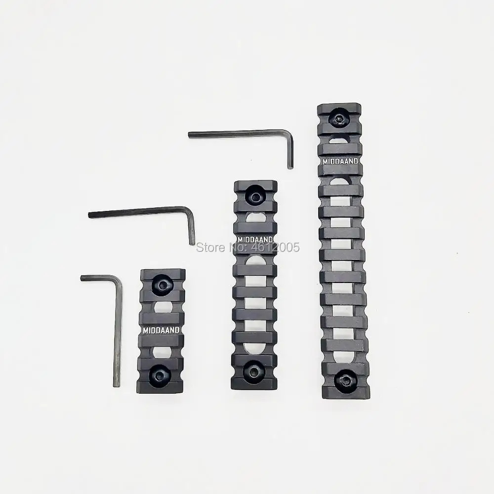 

hollowed out MLOK Rail Section Picatinny Rail for MLOK Handguard Mount Rail Sytstem 5 9 13 slot
