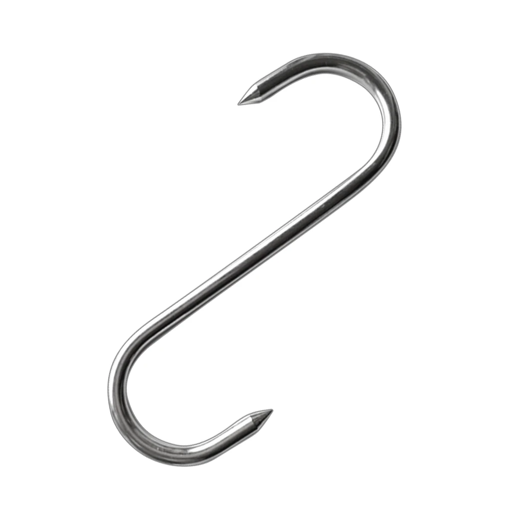 Heavy Duty S Hooks Pan Pot Rack Hooks Hanging Hangers S Shaped Hooks for Meat Processing Butcher