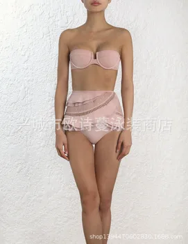 

Swimwear Women Swimming Suit Gir Swimsuit For Separate Bathing Suits Girls Popular Split Underwire Bracket Push Up Lace