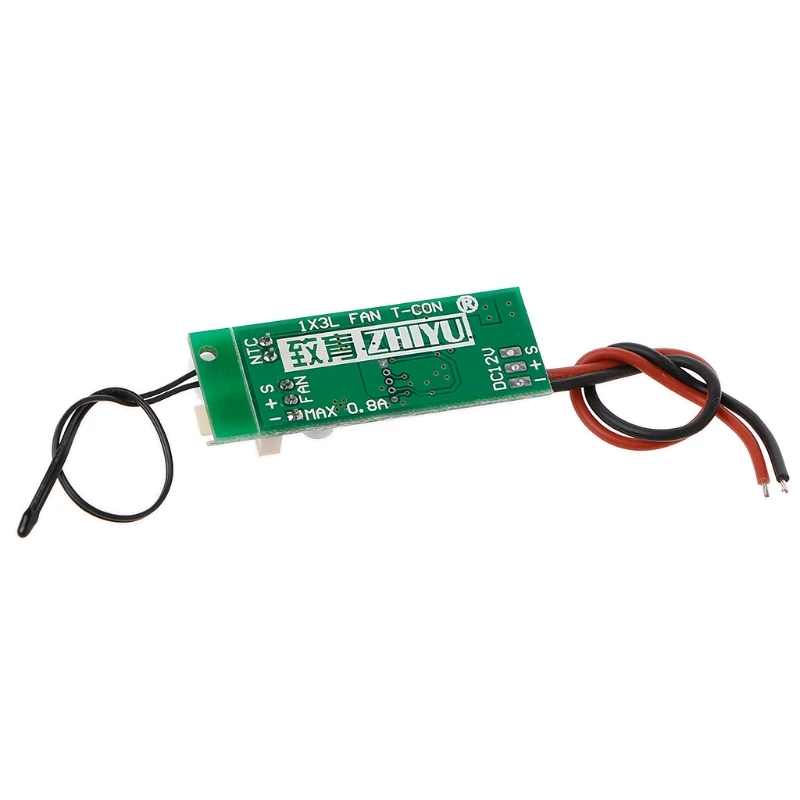 DC 12V регулятор скорости температуры Denoised для PC