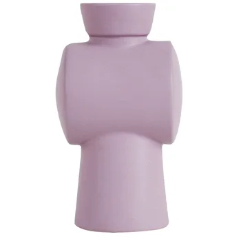 

1Pc Irregular Ceramic Vase Nordic Art Vase Table Flower Arrangement Figurine Home Decor Decoration