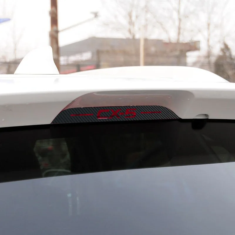 Для Mazda CX5,- аксессуары углеродное волокно автомобильный тормозной Свет стикер s Refit тело наружное украшение стикер 1 шт