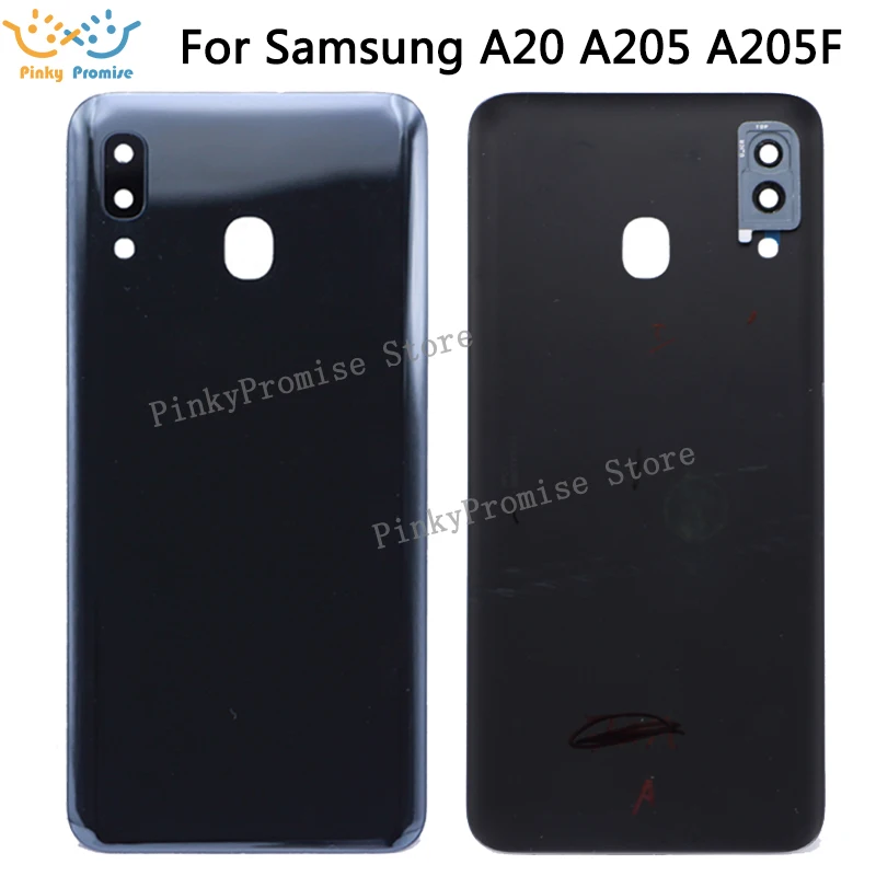 Для samsung Galaxy A20 A205 A205F задняя крышка для батареи стеклянная крышка для samsung A20 запасной чехол для задней двери
