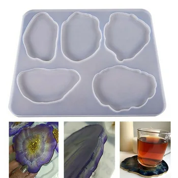 

Coasters Resin Casting Mold Silicone Making Epoxy Mould Craft Reusable DIY Tool J99Store