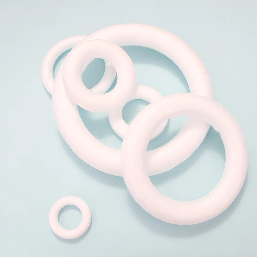 10x DIY Round Circle Polystyrene Styrofoam Foam Material for Art Craft  110mm - AliExpress