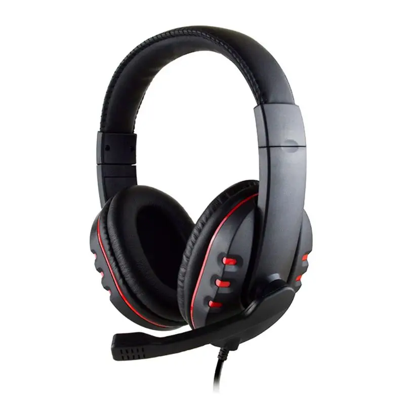 3 5mm Gaming Headset Headphone w Microphone Volume Control for Sony PS4 PlayStation 4 for PC LX9A
