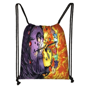 

Custom Naruto Drawstring Bag Daypack Kid Satchel Casual Backpack Teenager Storage Bag Women Men 32x38cm*181031-03-9034