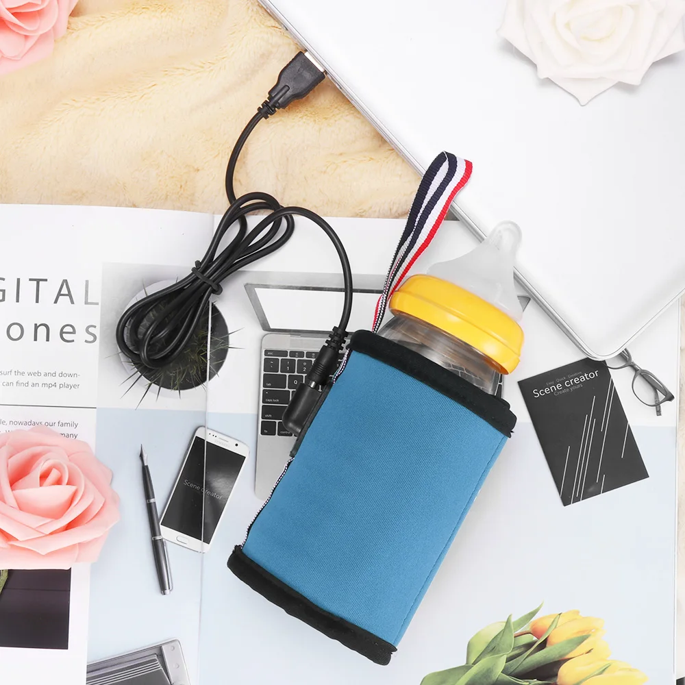 Подогреватель бутылочки для кормления USB Кружка для путешествий молоко портативная детская бутылка теплая детская бутылочка для кормления изолированная сумка для хранения