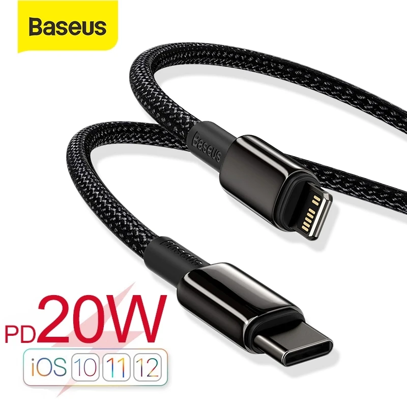Baseus USB C Cable for iPhone 11 8 XR PD 20W/18W Fast Charge for iPhone 12 SE USB Type C Cable Fast Charging for Macbook Cable
Baseus USB C Cable for iPhone 11 8 XR PD 20W/18W Fast Charge for iPhone 12 SE USB Type C Cable Fast Charging for Macbook Cable