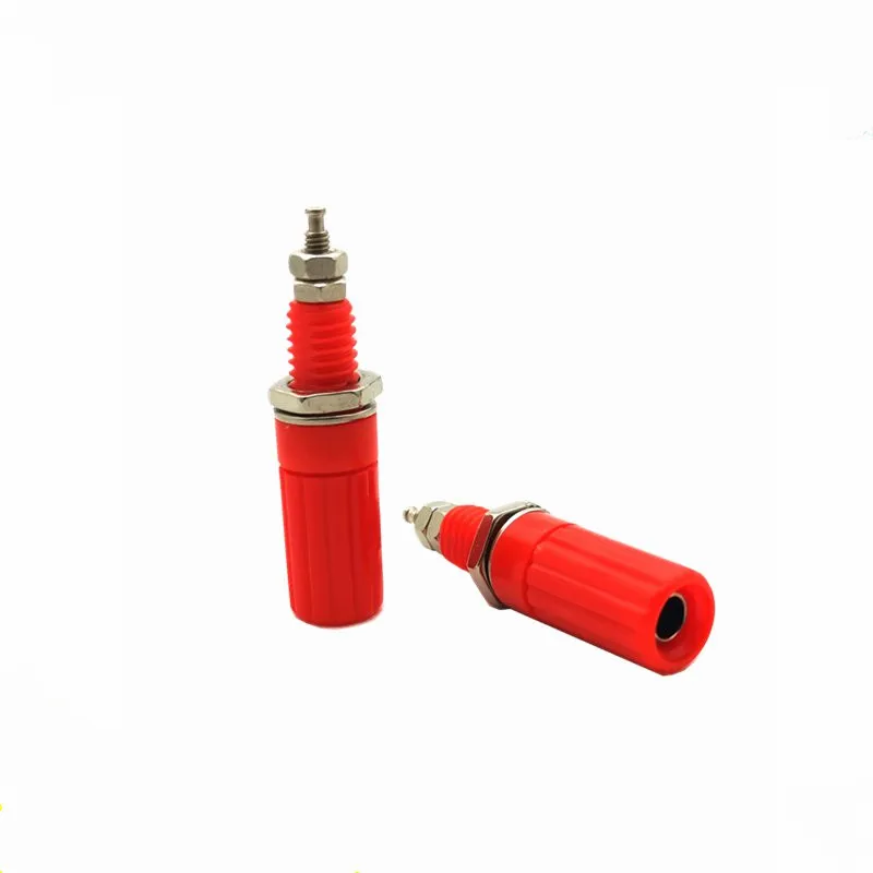 5PCS/Lot 4mm Terminal Test Socket Binding Post For Speaker 4mm Banana Plug Test probe Conversion Adapter