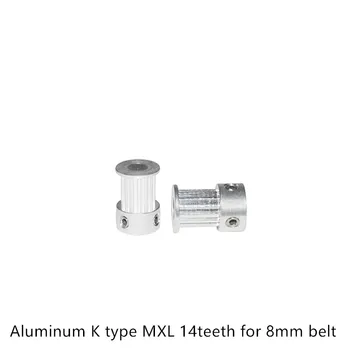 

MXL Timing Pulley 14 teeth Bore 5mm for width 8mm 10mm MXL Synchronous Belt Small backlash 14Teeth