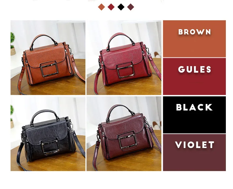 iqh Quality Womens Soft Oil Leather Handbags Female Vintage Crossbody bags for Women 2019 Black Tassel Shoulder Tote Lady Purse (8)