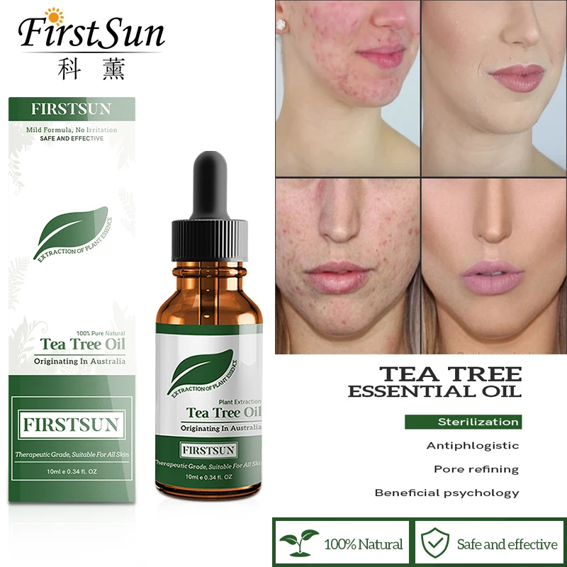 

Tea Tree Essential Oil Pure Organic Moisturizing Massage Oil Anti-wrinkle Removal Acne Shrink Pores Repair Essential Oil TSLM1