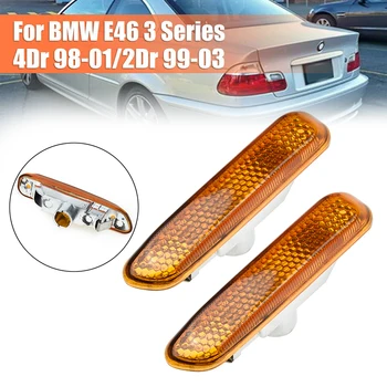 

Car Side Marker Light Turn Signal Lamp For BMW E46 3 Series 2DR Coupe For Convertible 1999-2003 Amber Light Car Lights