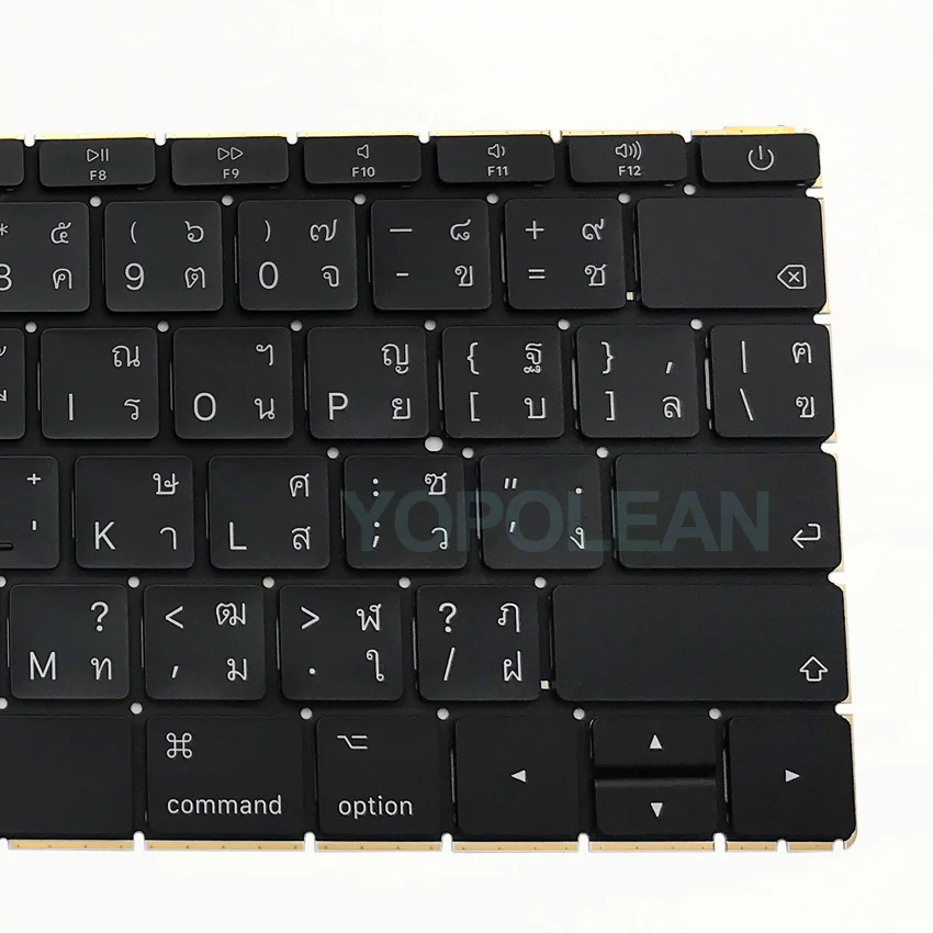 Для Macbook retina 1" A1534 Таиланд Тайская раскладка клавиатуры год