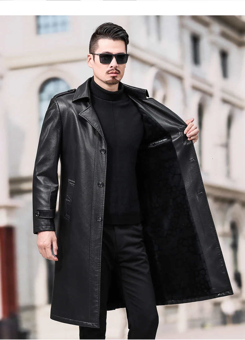 Длинный черный кошелек мужской большой 4XL винтажный тонкий манга Длинный кошелек Модный осенне-зимний мужской кошелек