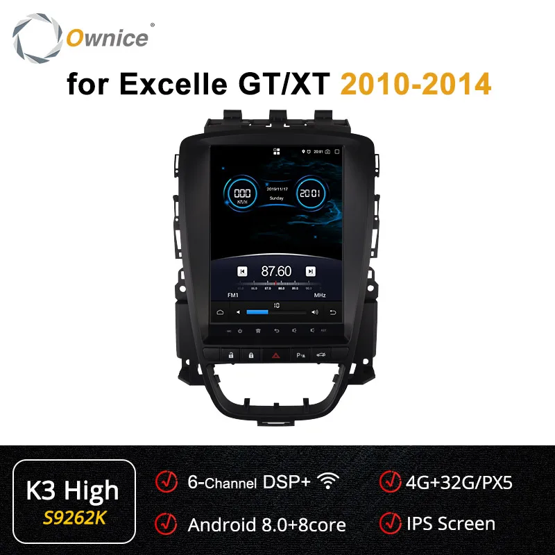 Owice HDMI PX6 Android 9,0 8 ядерный 4 Гб+ 64 ГБ Автомобильный dvd-плеер gps Navi для Buick Excelle GT/XT 2006- 4G LTE DSP Радио стерео - Цвет: S9262 K3-High
