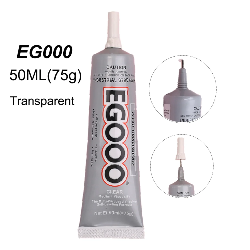 

50ML Super Strong Glue Transparent Epoxy Resin Adhesive Jewelry Glass Flower DIY School Wood Fabric Textile Craft Rubber Phone