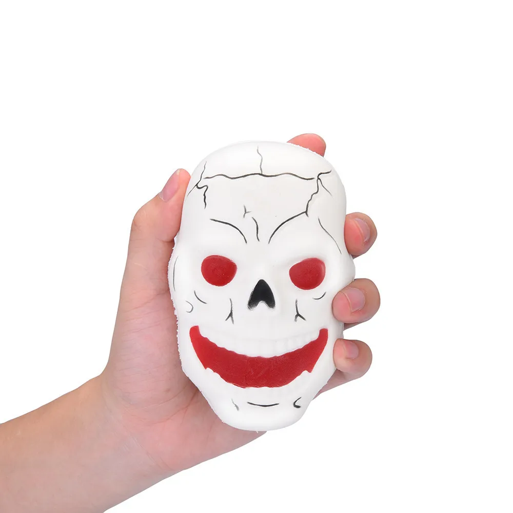 Skull Fun Stress Reliever Decompression Toy Squishy squishy Stress Reliever Decor Toys Squeeze Kid Adult Toys Gift #B
