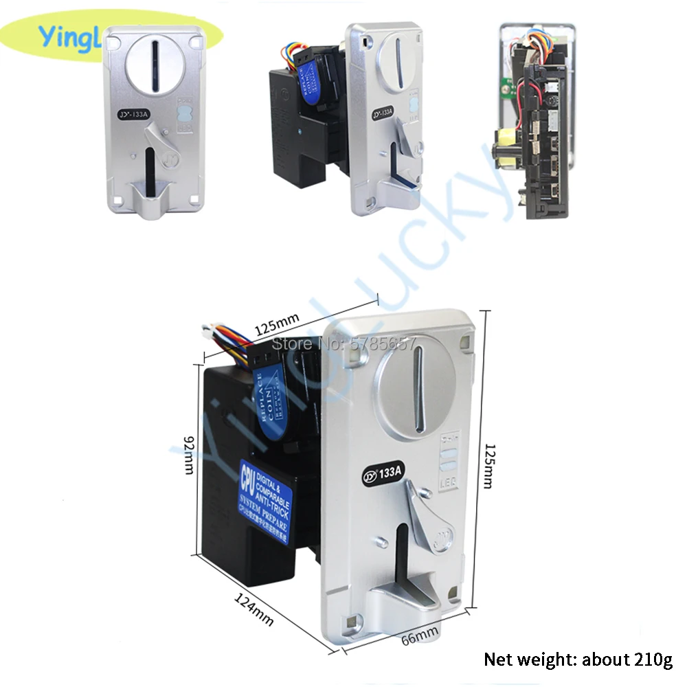 

Electronic Multi Coin Acceptor, CPU Coin Selector, Arcade Game Vending Machine, Toy Crane, Simulator Racing Machine, JY-133A