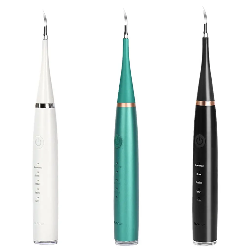 Electric Sonic Dental Scaler Calculus Remover Teeth Whitening Cleaning Tool Kit Remove Plaque Tartar Yellow Teeth Smoke Stains