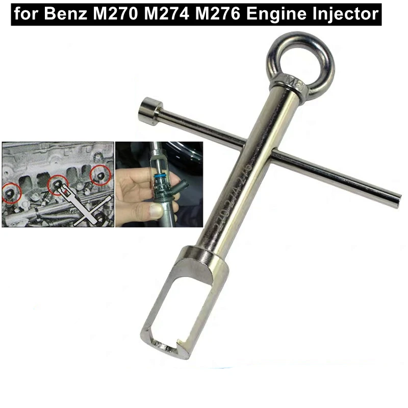 

Для Benz M270 M271 M274 M276 C200L Съемник инжектора двигателя, экстрактор сопла для удаления инжектора с автомобиля