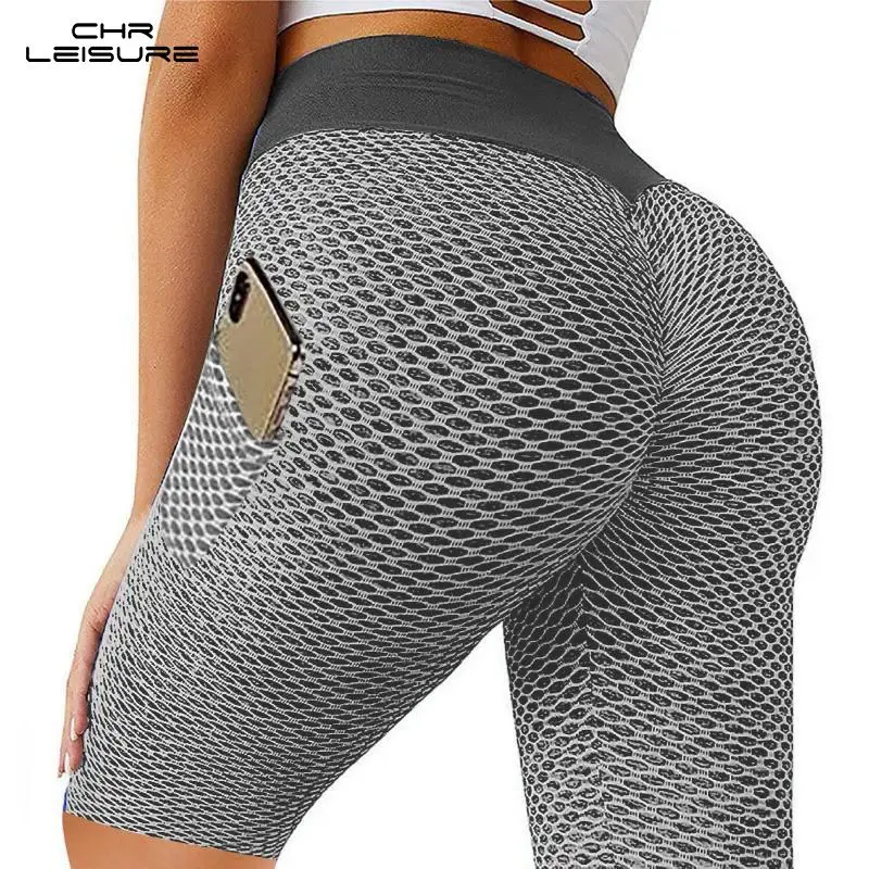 

CHRLEISURE Short Leggings for Woman Leggings Push Up High Waist Hip Sports Women Summer Short Leggings