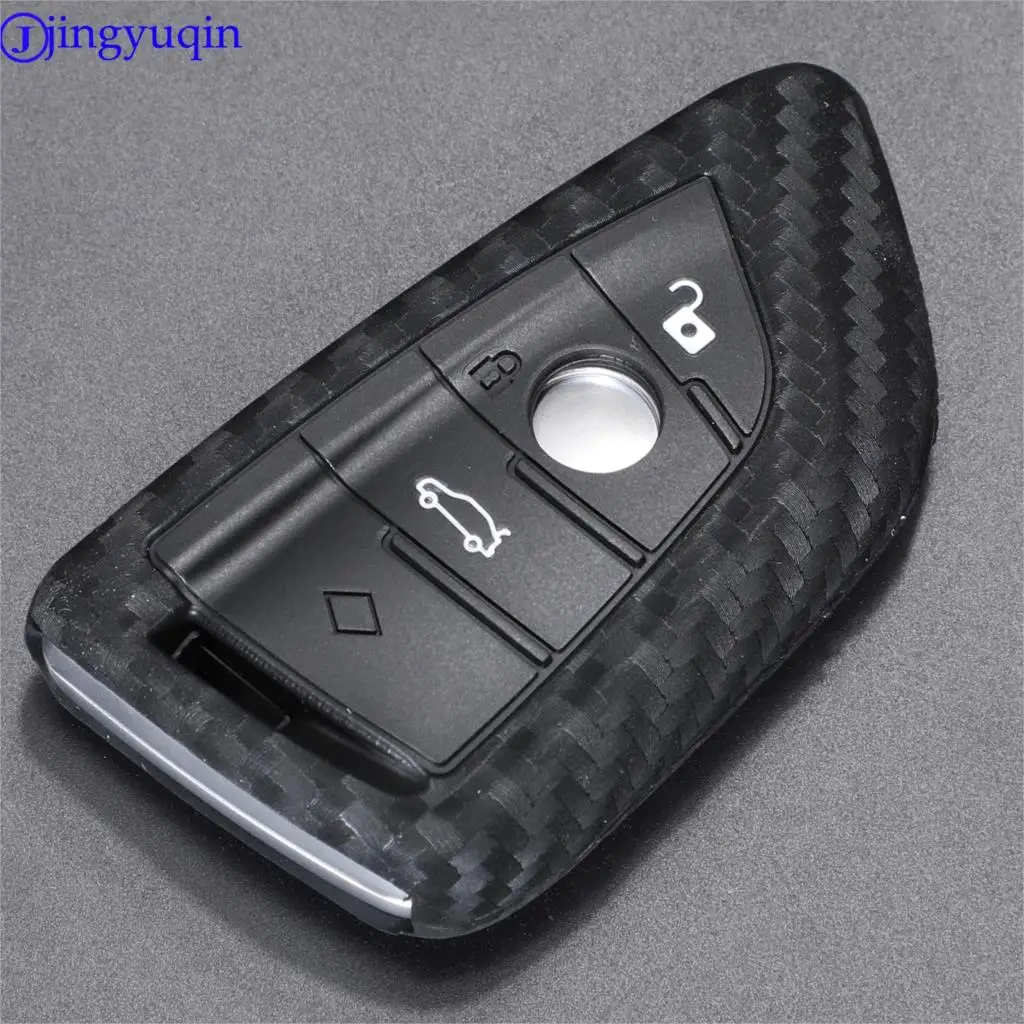 Чехол для ключей jingyuqin силиконовый чехол Fibler BMW X1 X3 X4 X5 X6 F15 F16 F48 G30 G38 525 540 740 1 2 5 7 Series