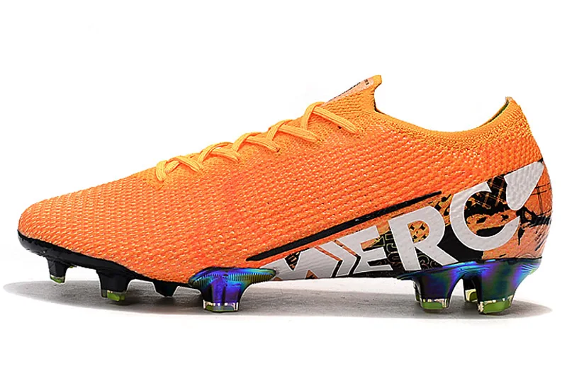 Популярная мужская обувь Vapors Fury VII XII Elite FG 12 Superfly VI 6 360 CR7 NJR низкая футбольная обувь Ronaldo Neymar для женщин и детей - Цвет: 10