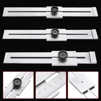 

Stainless Steel Woodworking Spreading Marking Tool Measuring Ruler 200mm 250mm 300mm Marking Gauge Carpenter Measuring Tool