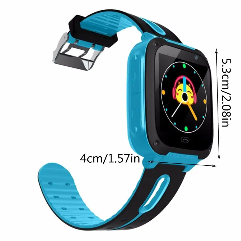 S4 Waterproof Touch Screen Smart Watch Wrist Anti-lost SOS Dial Call Smartwatch with GPS Locator Tracker Kids Children Gifts afbeelding
