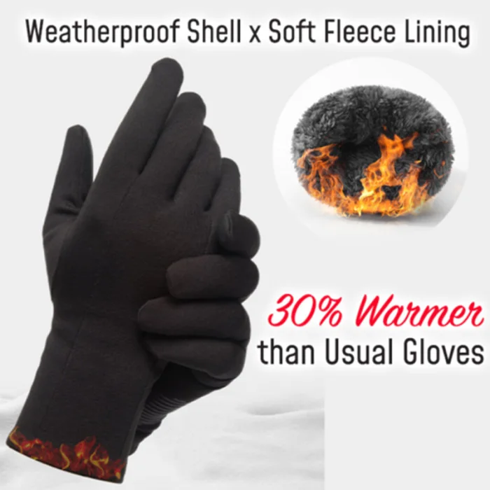 Waterproof Winter Warm Gloves Windproof Outdoor Gloves Thicken Warm Mittens Touch Screen Gloves Unisex Sports Cycling Glove