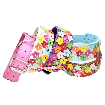 

Big Cat Collars Petal Animals Accessories For Kitten Pet Product Collar Large Cat Supplies Necklace accessoires