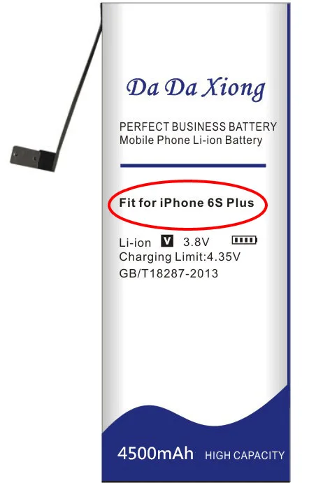 iphone 6splus Аккумулятор 4500mAh для iPhone 6plus 6 PLUS 4500mAh для iPhone 6s plus 6s PLUS, аккумулятор для телефона с бесплатными инструментами - Цвет: iphone 6splus