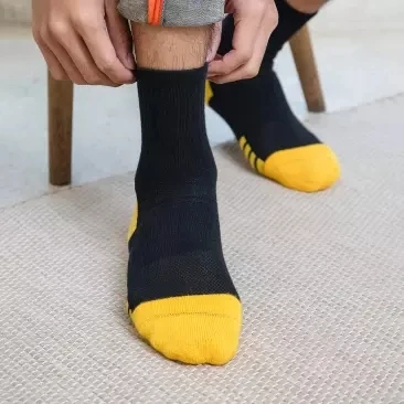 Xiaomi Qimian man Антибактериальный чесаный хлопок, до середины колена Мужские носки здоровая кожа дышащий комфорт Медленный шок мужские носки