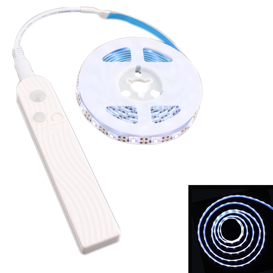 

2835 LED Night light Tape Wireless PIR 1m 2m 3m tape Set Light Flexiable lamp led strip tape waterproof warm white black light