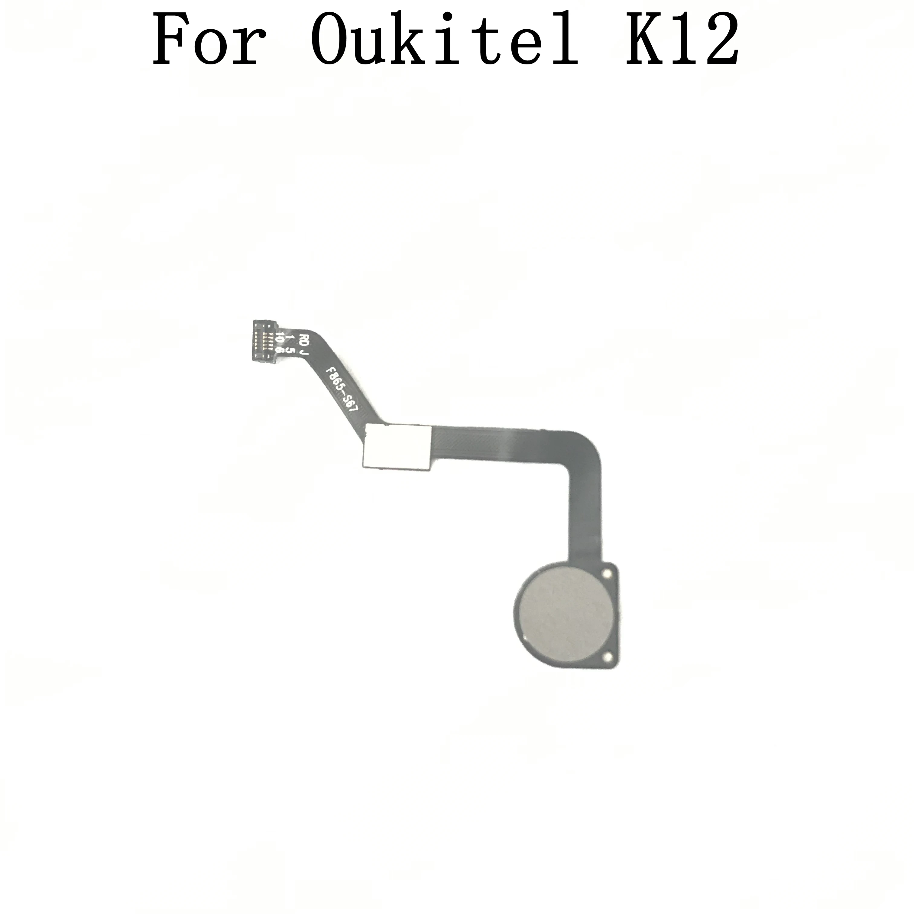 Oukitel K12 бывшая в употреблении кнопка датчика отпечатка пальца с гибким кабелем FPC