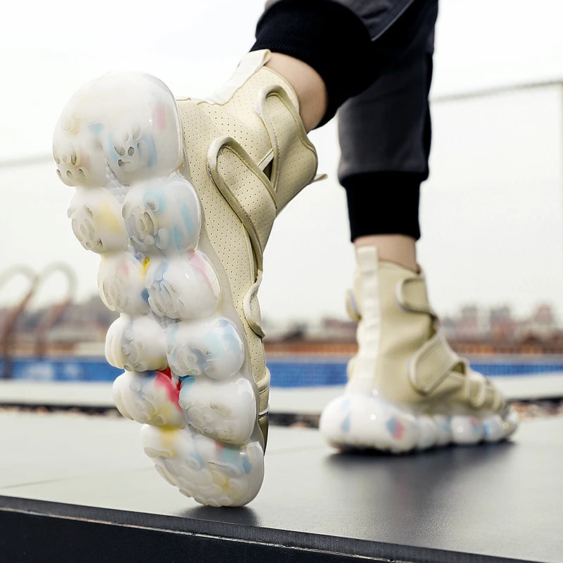 Fashion Men's Sandals Summer Soft Sandals High Quality Microfiber Leather Sandals Outdoor Antiskid Damping Men Roman Sandals