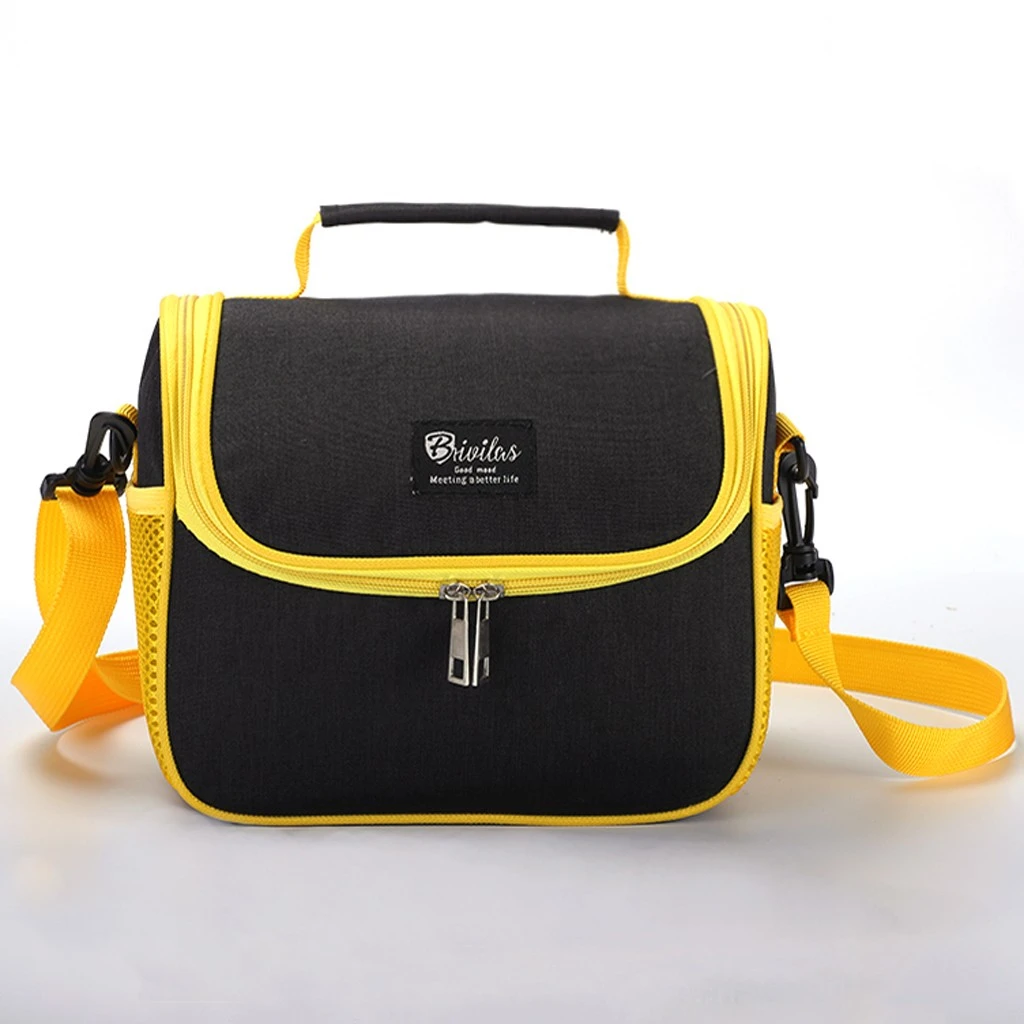 Maison Fabre Portable Thermal  Lunch Box Leakproof Waterproof  Women Kids Men Shoulder Food Picnic Multifunctional Tote Bag 906
