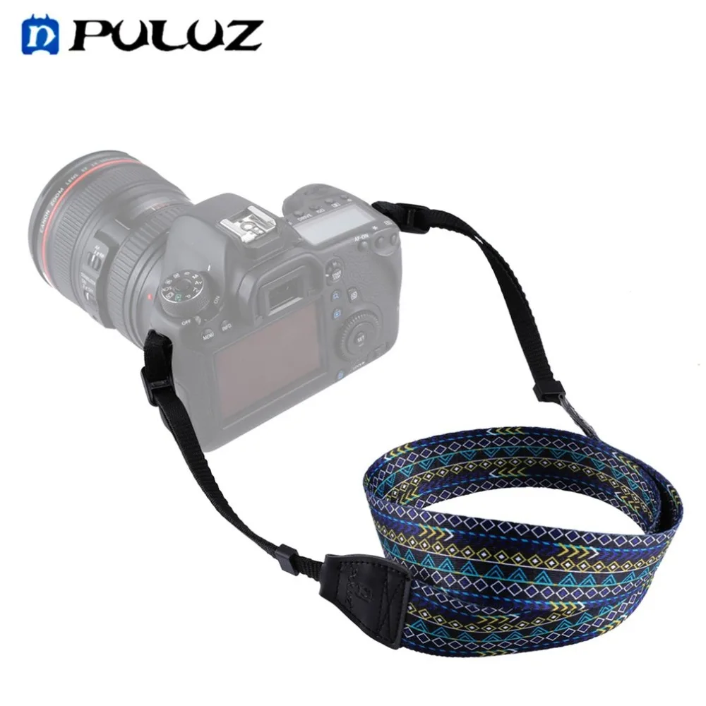 PULUZ этнический стиль Камера Шеи наплечный ремень для камеры Мягкая прочная ткань ремень для SLR/DSLR камеры s
