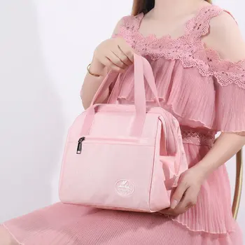 

Eco-friendly Lunch Box Handbag Aluminum Foil Thickened with Rice for Work Large Capacity Insulation Bags Stylish and Versatile
