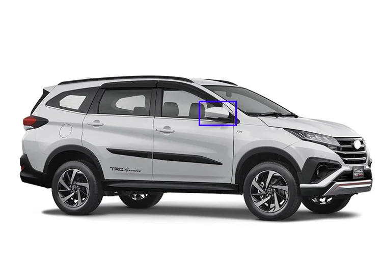 Для Toyota RUSH(F800/F850) автомобильные аксессуары зеркало на дверь Накладка заднего вида крышка Накладка литьевая гарнитура