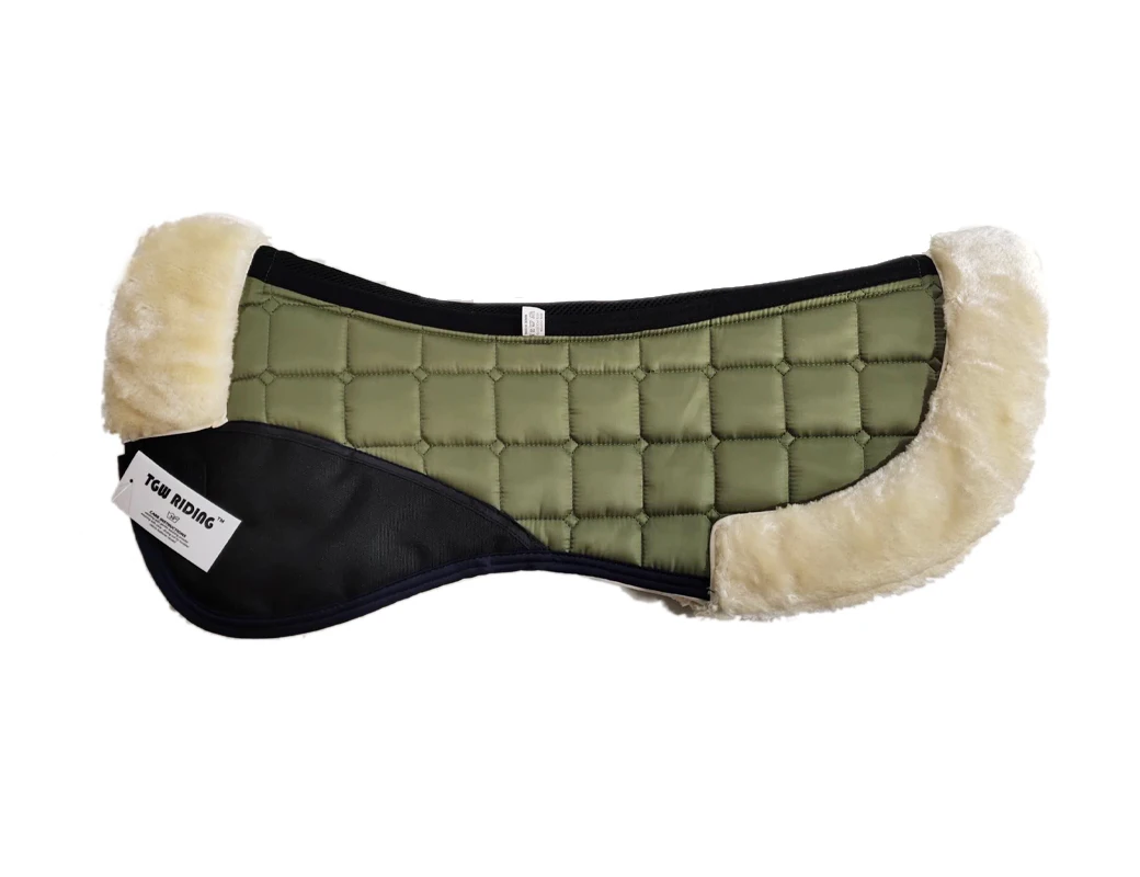 Riding Pad Cushioning Imitation Wool Saddle Pad Comfortable Soft (Wool) Supplies Horse Saddle