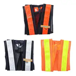 Регулируемая безопасность Высокая видимость Светоотражающая безопасность работы в ночное время куртка дорожные средства Предупреждение