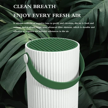 

Smart Ozone Air Purifier Car Fresh Air Cleaner Portable USB Air Purifier For Car Home Office Travel Clear Odor For Small Space