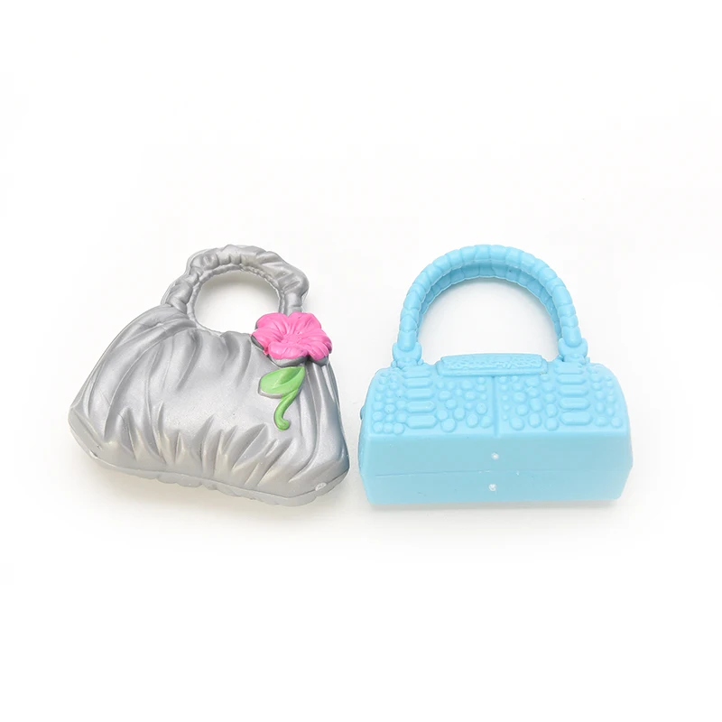 40pcs/set Mix Doll Accessories For Barbie Dolls Necklace Earings Combs Crown for Girls